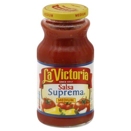 La VictoriaMedium Salsa Suprema, 16 Ounce (Pack of 12)