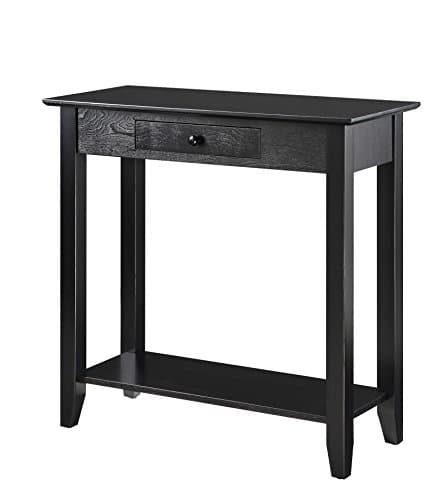 American Heritage 1 Drawer Hall Table with Shelf
