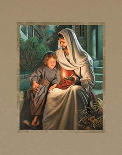 Ye Are the Light of the World-8x10 Fine Art Print- 11x14 Tan Mat/Jesus Christ/Jesus with Children/Light