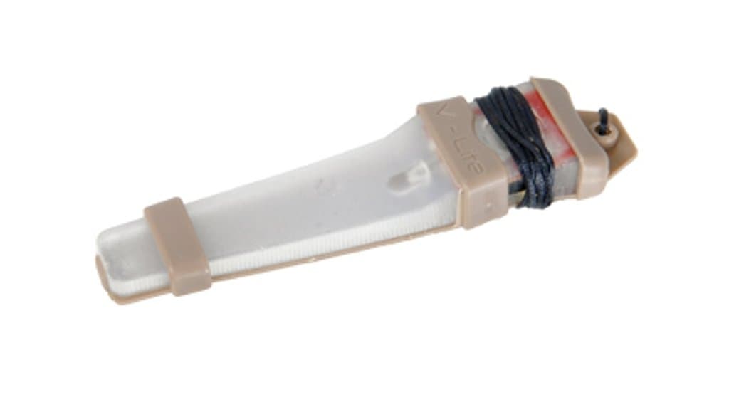 Lancer Tactical CA-706R Helmet-Mounted Distress Marker - Tan / Orange