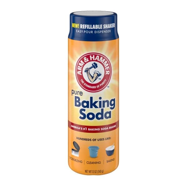Arm & Hammer Pure Baking Soda Shaker 12 Oz (Pack of 2)