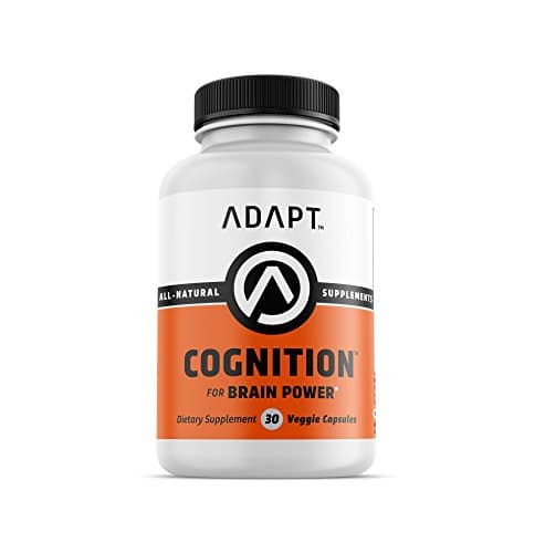 Adapt COGNITION | Nootropic | Formulated for Optimal Memory, Focus & Mental Performance | Vitamin B Complex, DMAE, Alpha GPC, Ginkgo Biloba, Rhodiola Rosea & More | Caffeine Free