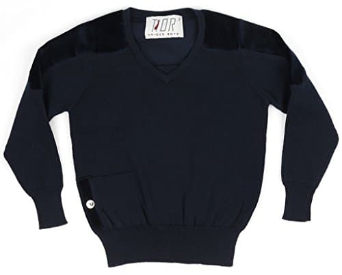 TIOR Boys Long Sleeve Classic V-Neck Sweater (Sizes 2-16)
