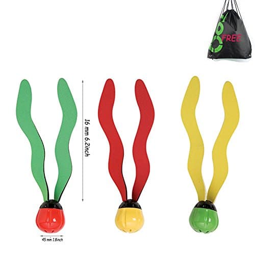 YAVOUN Underwater Toy /Grab Dive Seaweed,Swimming Pool Underwater Fun Balls,Aquatic Dive Balls (3 Balls),Pool Toys