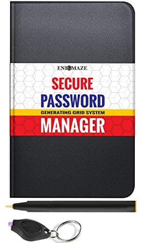 Secure Travel Password Manager Book with Alphabetical Tabs Office Product – Organizer