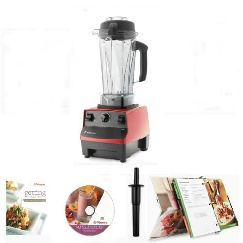 Vitamix 5200 RED - 7 YR Warranty Variable Speed Countertop Blender with 2 HP Motor and 64-Ounce Jar