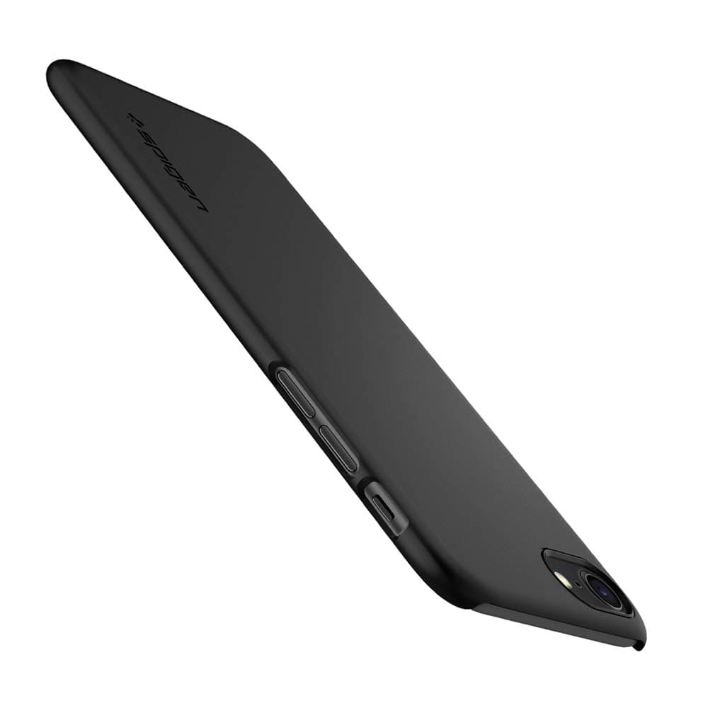 Spigen Thin Fit designed for iPhone SE 3 case cover (2022) / iPhone SE case (2020) / iPhone 8 case/iPhone 7 case - Black