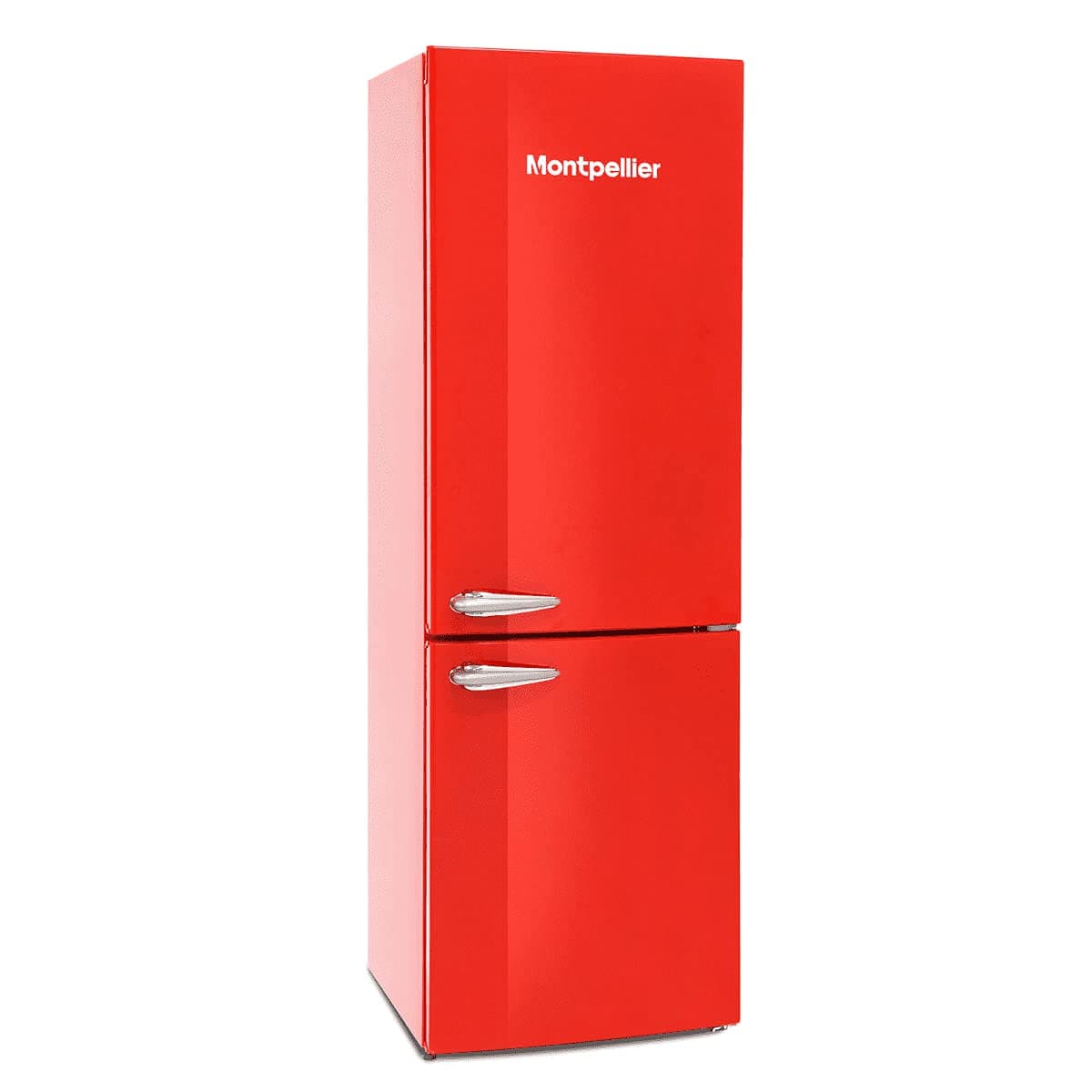 MontpellierMAB386R 335litre RETRO Fridge Freezer Frost Free Class F Red