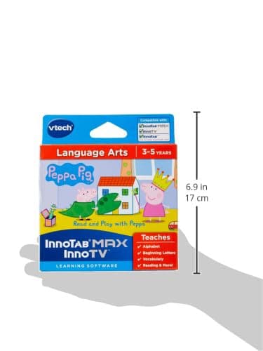 VTech 273403 "InnoTV Innotab Max Peppa Pig Read and Play with Peppa Game