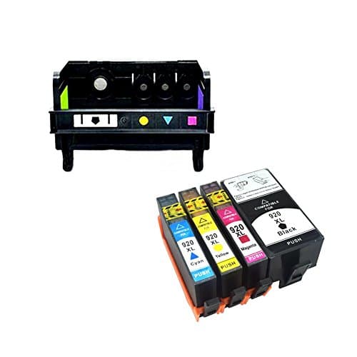 Komada 1 Combination of HP920XL Printhead+ HP920XL Ink Cartridges Compatible for HP Officejet 6000 6500 6500A 7000 7500A