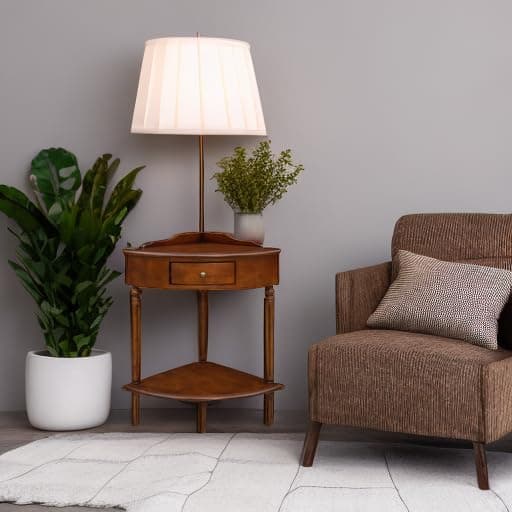 Leick Furniture Corner Accent Table