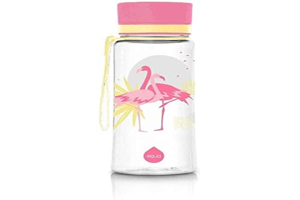EQUA - Equa Tritan Flamingo Bottle 400 ml New