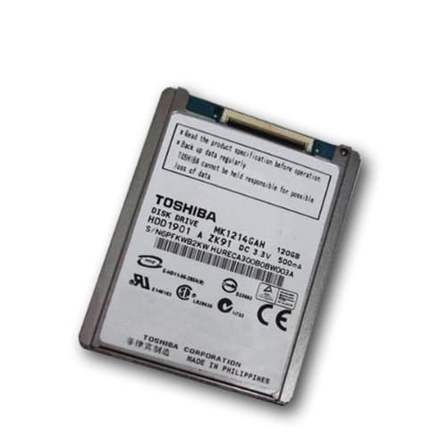 TOSHIBA MK1214GAH HDD1901 120GB 4200RPM 8MB 1.8" ZIF LAPTOP HARD DRIVE