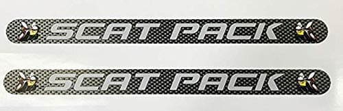 Printed 22" Carbon Fiber Decal Door Sills Compatible With Dodge Chargers