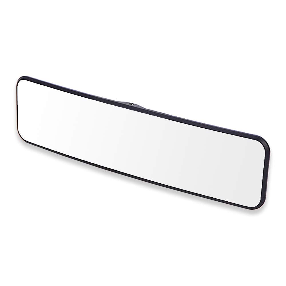 SkycropHD Car Rear View Mirror, Clip on Interior Rearview Mirror Panoramic Wide Angle to Eliminate Blind Spots – Convex, White