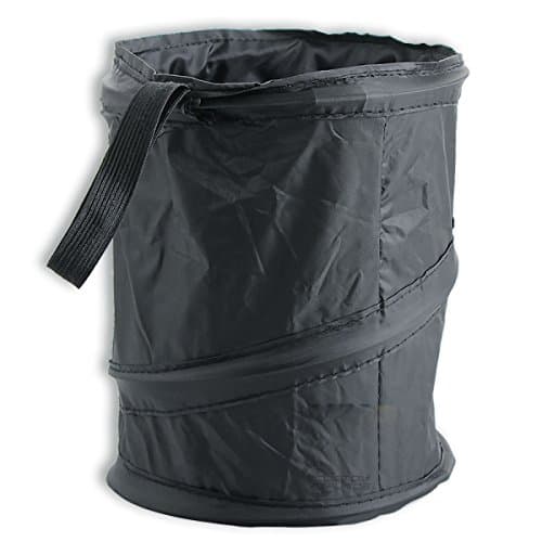 Car Trash Can by Vaygway - Pop Up Portable Trash Can Leak Proof Black Collapsible Litter Bag