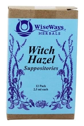 WiseWays Herbals Witch Hazel Suppositories 2.5 ml,(pack of 3)