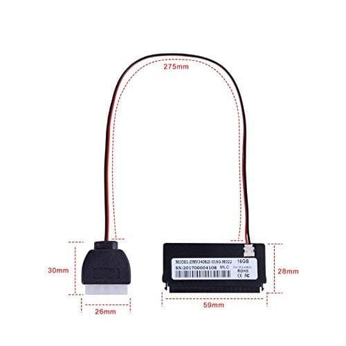 Hotgod 40 pin IDE 16GB MLC Vertical DOM/SSD/disk on Module for Industrial or Enterprises PC Internal Hard Drive