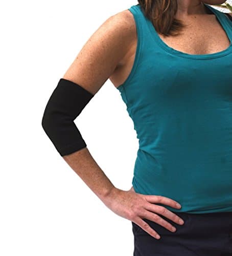 1 Pair of Elite Elbow Braces by Susama - #1 Compression Sleeve for Golfers, Tennis Players, Weightlifting and Tendonitis - for Men & Women - 1 Size Fits All