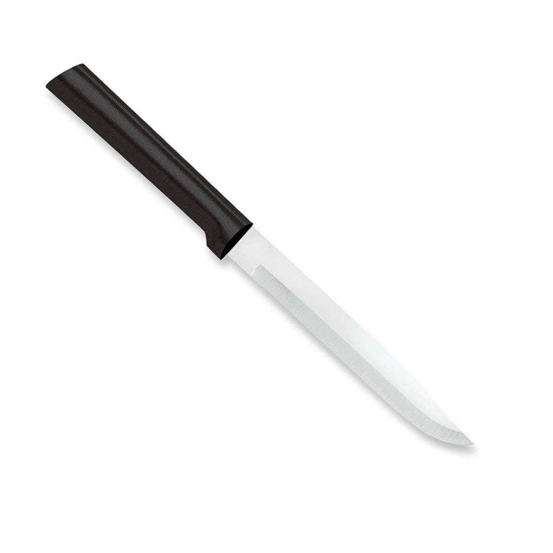 Cutlery Utility Steak Knife, Black Handle, Pack of 2
