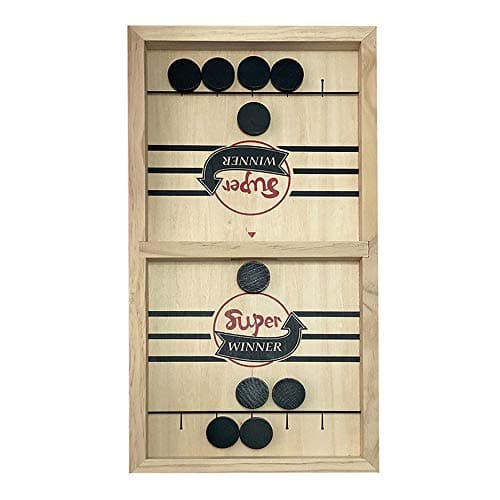 BYECHOW Fast Slingpuck Board Game,Slingshot Games Toy Board Paced Sling Puck Winner Board Games Toys for Kids & Family