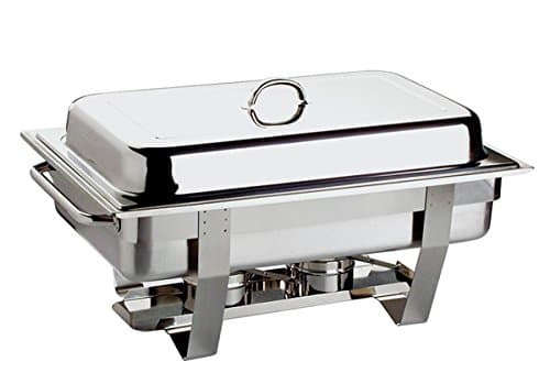 Chafing Dish GN 1/1 and 3 x GN 1/3 9 L Stainless Steel with Food Warmer Warming Device