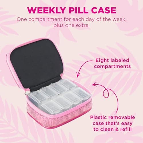 Miamica Pill Case "my Pills" Packing Organizer