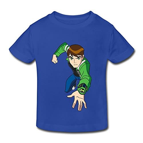 RenHe Toddler Cartoon Ben 10 T-shirts Size 5-6 Toddler RoyalBlue