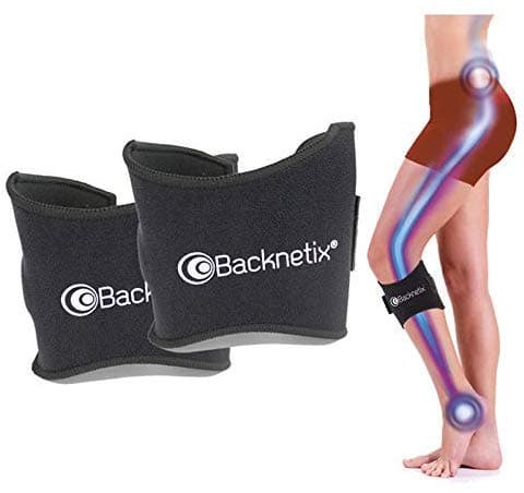 SHOPPOZONE Backnetix Knee Sleeve - Best Knee Brace for Men & Women – Knee Support for Running, Crossfit, Basketball, Weightlifting, Gym, Workout, Sports size fits all