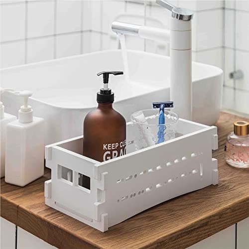 AOJEZOR Toilet Paper Storage: Small Bathroom Storage for Small Space - White Bathroom Organizer