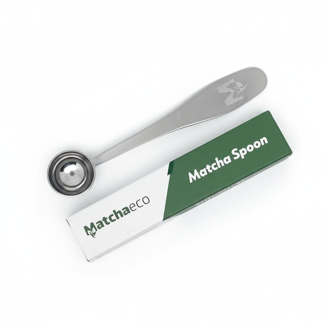 1g Matcha Tea/Coffee Scoop Measuring Spoon | Boxed Matcha Green Tea Powder 1g Scoop | 2.5ml Capacity 1/2 Teaspoon Size | Cutlery Kitchen Utensil Gift | Premium Stainless Steel |