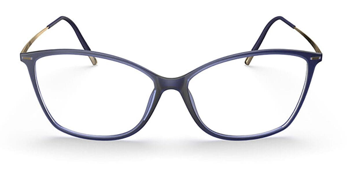 Silhouette Eyeglasses Illusion Lite Full Rim 1607 4530 Trusty Blue 58/13/140 3 p