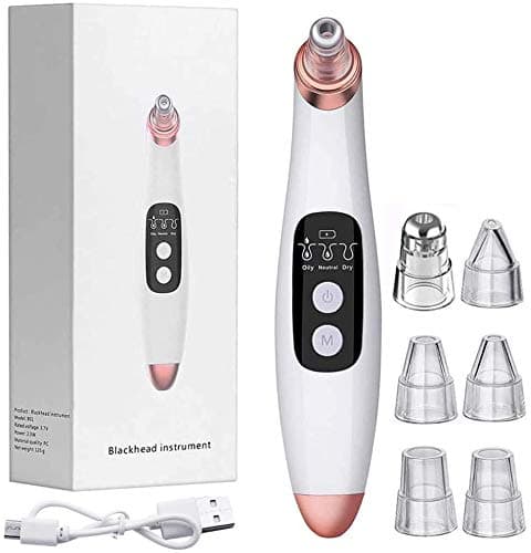 2022 Blackhead Remover Pore Vacuum, USB Rechargeable Acne Comedone Whitehead Extractor for Women & Men