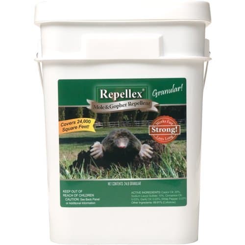 Repellex Mole, Vole and Gopher Repellent, 24 Pounds