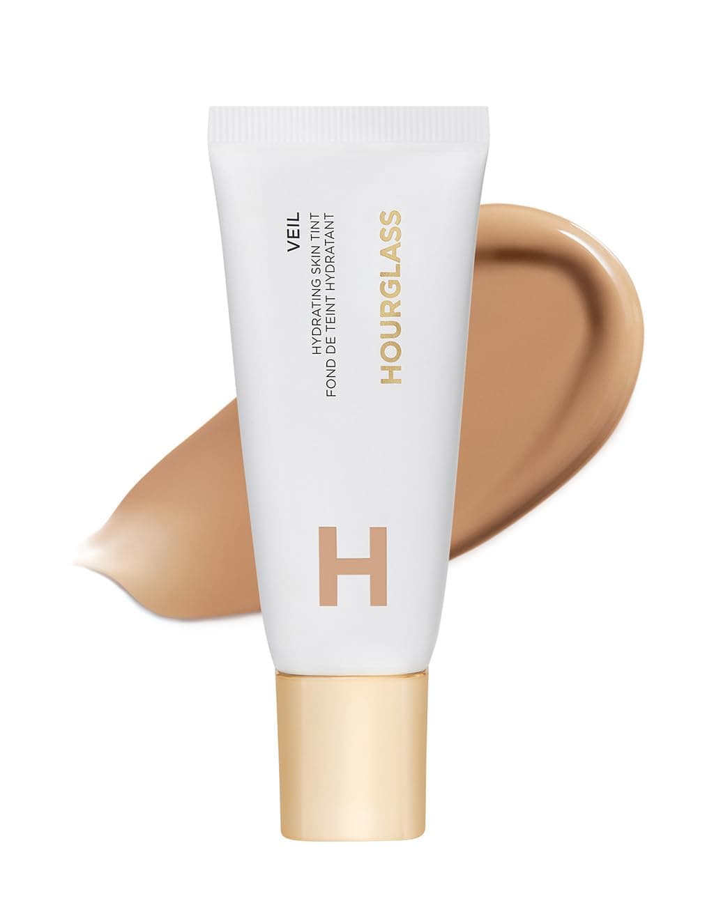 Veil Hydrating Skin Tint, Dewy Tinted Moisturizer, Makeup and Skincare Benefits, Lightweight, Buildable Coverage, Vegan, Cruelty-Free Hourglass Skin Tint for Radiant, Natural Glow
