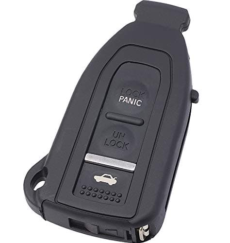 Keymall keyless Smart Prox entry remote car Key fob Shell Case 3 Button Housing for Lexus LS430 2002 2003 2004 2005 2006 HYQ12BZE HYO12BZE HY012BZE HYQ1ZBZE