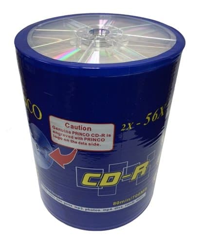 Princo 100 56X CD-R 80min 700MB Shiny Silver