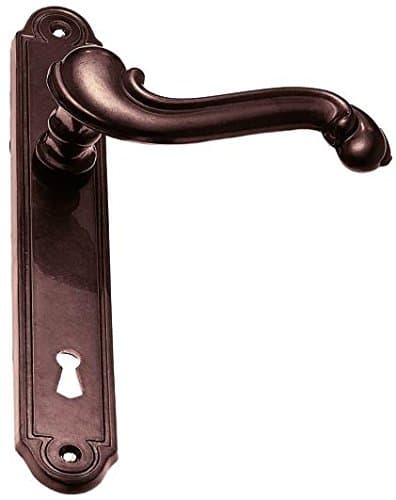 Ghidini 17860 – 08 Manijas Baroque, Polished Brass, with The Plate, 8 x 90 mm