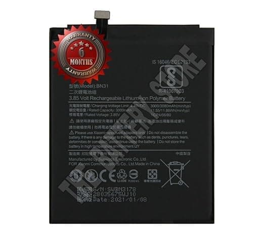 Original BN31 Battery for Redmi 5X, Y1, Y1 Lite A1, Y2 Battery with 1 Year Warranty** (SEPP100)