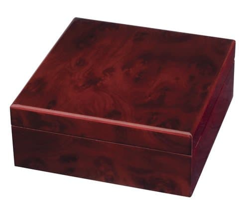 Wodden Velvet Box: 8-1/2" x 8-1/2" x 3-1/2"