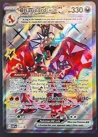 Pokemon – Charizard ex SVP 074 – Paldean Fates Black Star Promo – Shiny Pokemon – Ultra Rare Single Card