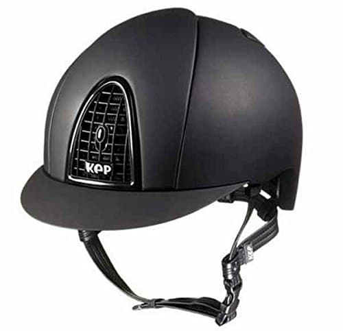 KEP ITALIA Riding cap Chrome Matt Black with GRID Black Riding Helmets