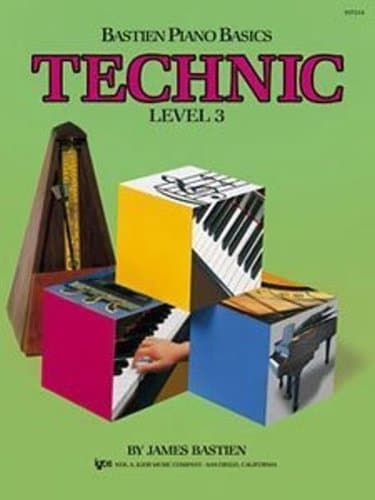 Bastien Piano Basics - Technic Level 3 Book Sheet music