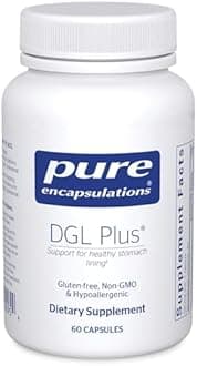 Pure Encapsulations - DGL Plus - Herbal Support for the Gast