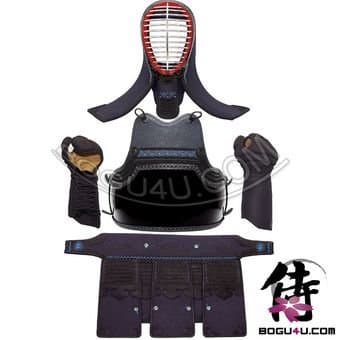(PBM-02) Best Price! Pre-made Dignified 2mm Machine Stitch Kendo Bogu Armor Set (Including One Free Double-Knit Tenugui)
