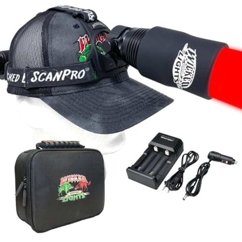 Wicked Lights ScanPro iC GEN4 RED Night Hunting Headlamp Kit W2102