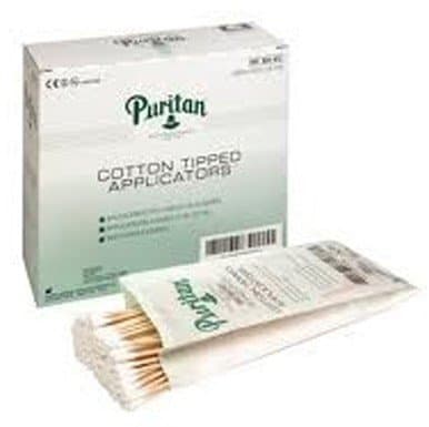 Puritan Medical 6" Extra Large Cotton Swab w/Wooden Handle - 806-WCL (Box of 500)