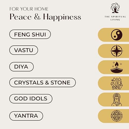 The Spiritual Living Handcrafted Brass Kuber Murti | 2.5 Inch | Kuber Idol for Vastu | Kubera Idol | Kuber Ji Ki Murti Pure Pital Ki | Home and Office | Wealth God | Good Luck and Prosperity |