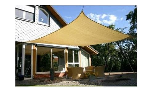 San Diego Sail Shades 20'x20' Square - Sandy Beach