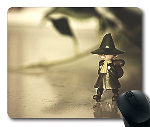 HOHP vintage Mouse Pad with snufkin wallpaper Neoprene Rubber Standard Size 9 Inch(220mm) X 7 Inch(180mm) X 1/8(3mm)
